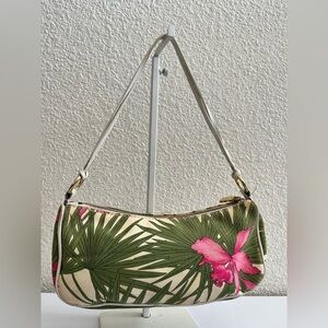 Floral Canvas Shoulder Bag